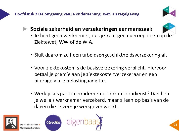 Hoofdstuk 3 De omgeving van je onderneming, wet- en regelgeving ► Sociale zekerheid en