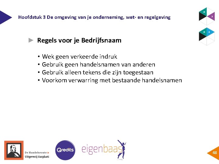 Hoofdstuk 3 De omgeving van je onderneming, wet- en regelgeving ► Regels voor je
