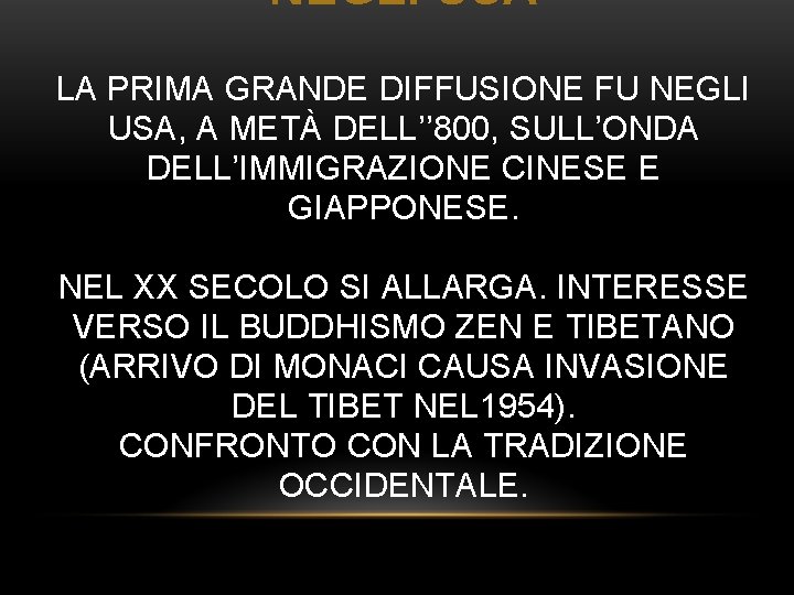 NEGLI USA LA PRIMA GRANDE DIFFUSIONE FU NEGLI USA, A METÀ DELL’’ 800, SULL’ONDA