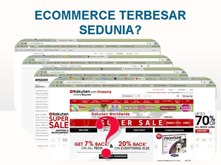 ECOMMERCE TERBESAR SEDUNIA? ? 