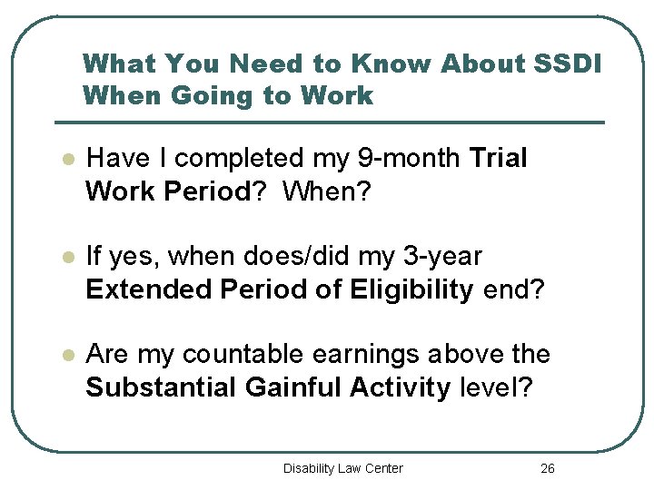 What You Need to Know About SSDI When Going to Work l Have I