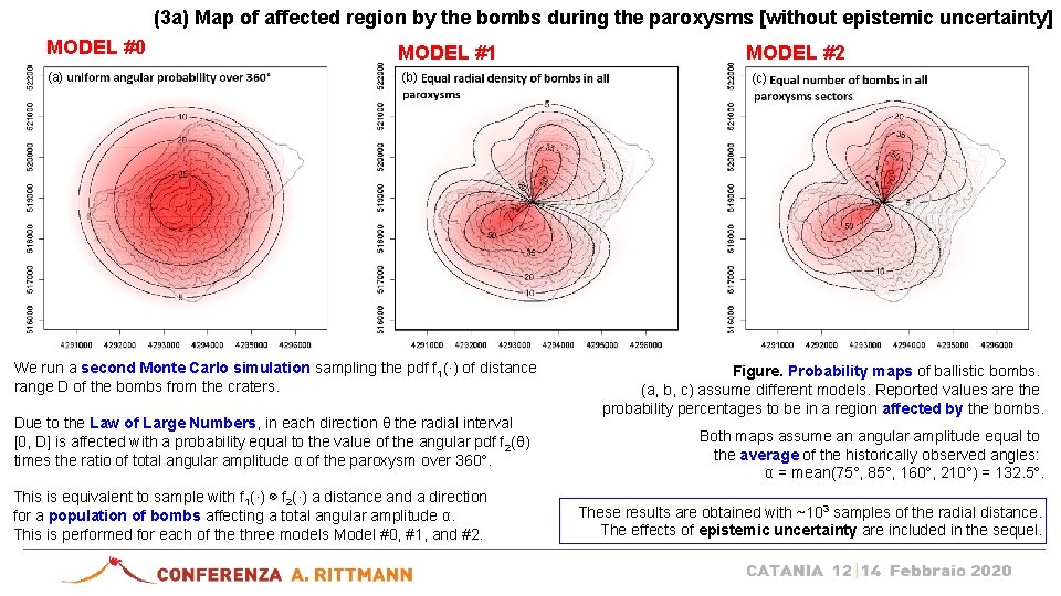 (3 a) Map of affected region by the bombs during the paroxysms [without epistemic