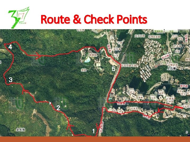 Route & Check Points 