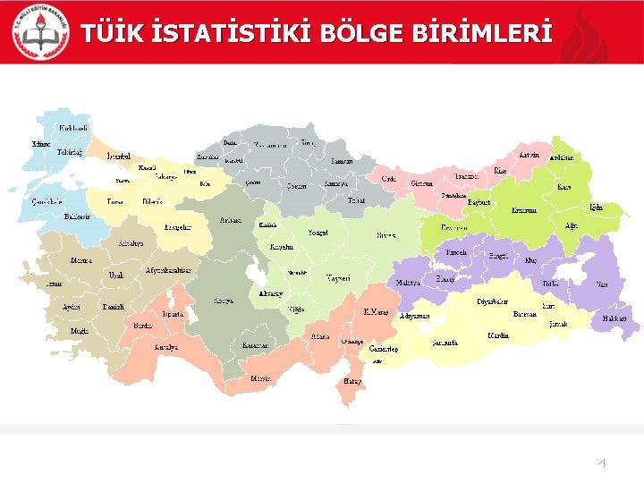 TÜİK İSTATİSTİKİ BÖLGE BİRİMLERİ 34 