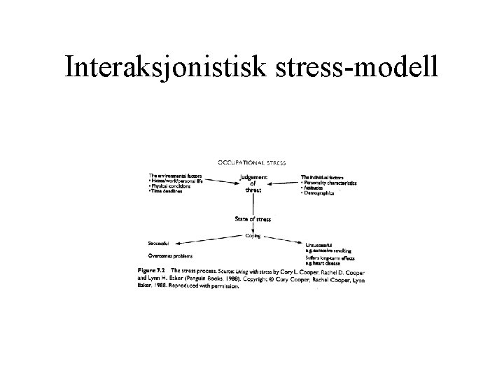 Interaksjonistisk stress-modell 
