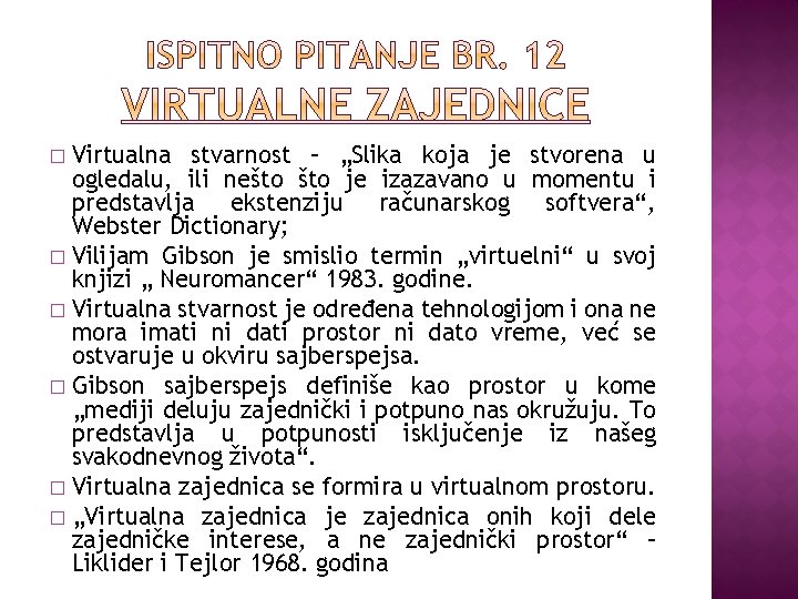 Virtualna stvarnost – „Slika koja je stvorena u ogledalu, ili nešto je izazavano u