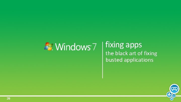 fixing apps the black art of fixing busted applications 26 