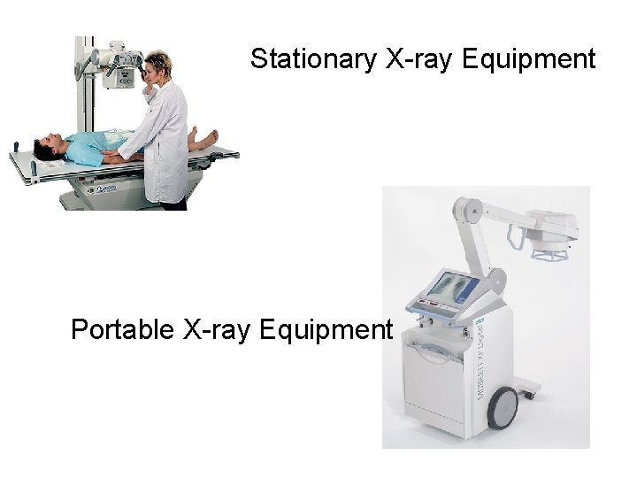 Stationary X-ray Equipment Portable X-ray Equipment 