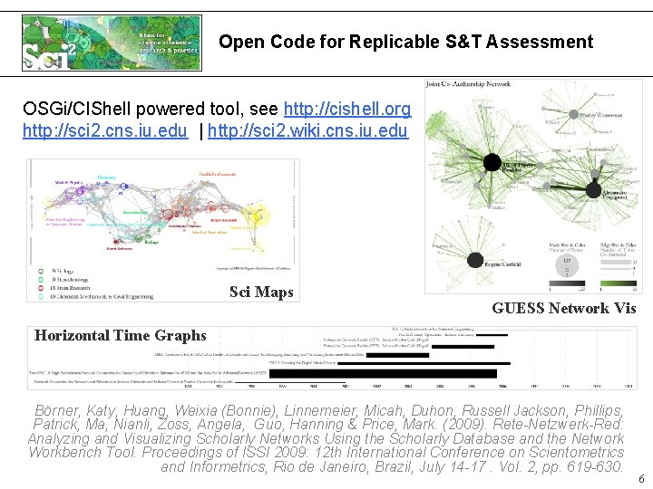 Open Code for Replicable S&T Assessment OSGi/CIShell powered tool, see http: //cishell. org http: Open Code for Replicable S&T Assessment OSGi/CIShell powered tool, see http: //cishell. org http: