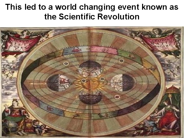This led to a world changing event known as the Scientific Revolution 