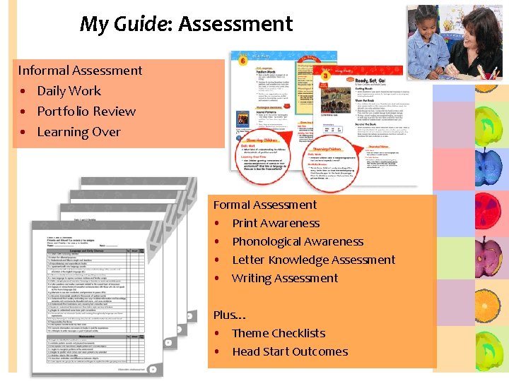 My Guide: Assessment Informal Assessment • Daily Work • Portfolio Review • Learning Over