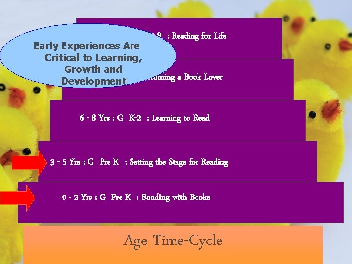 12 – 14 Yrs : G 6 -8 : Reading for Life Early Experiences