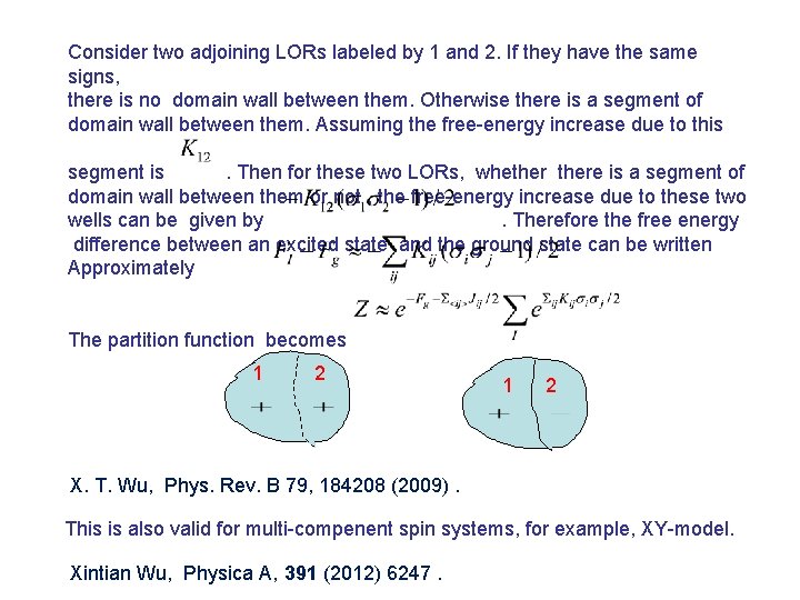 Consider two adjoining LORs labeled by 1 and 2. If they have the same