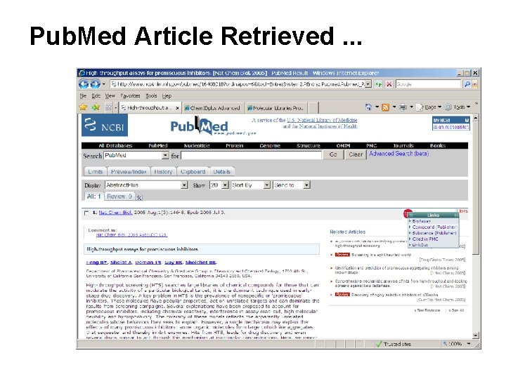 Pub. Med Article Retrieved. . . Pub. Med Article Retrieved. . .