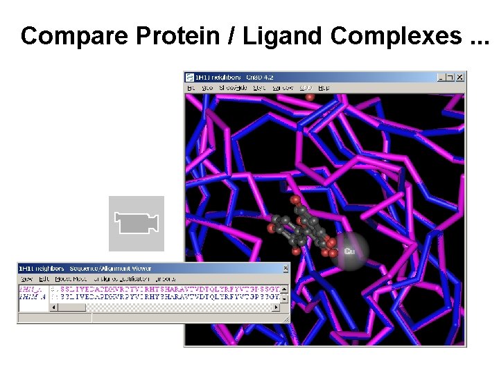 Compare Protein / Ligand Complexes. . . Compare Protein / Ligand Complexes. . .