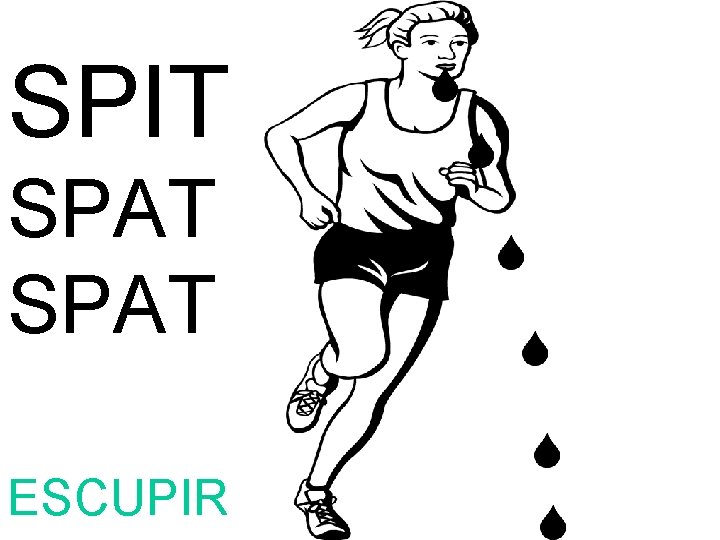 SPIT SPAT ESCUPIR 
