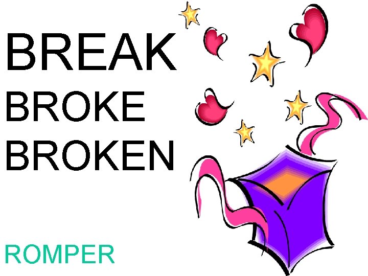 BREAK BROKEN ROMPER 