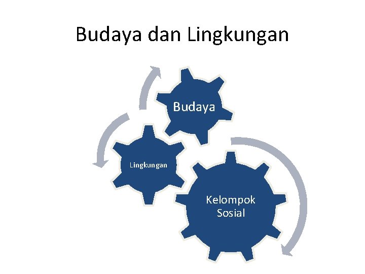 Budaya dan Lingkungan Budaya Lingkungan Kelompok Sosial 