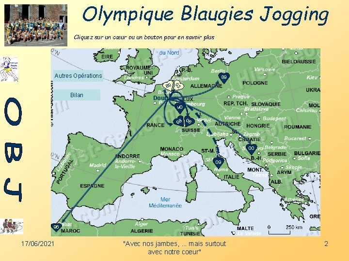 Olympique Blaugies Jogging Cliquez sur un cœur ou un bouton pour en savoir plus