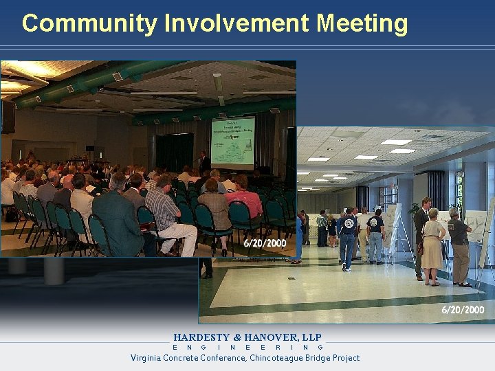 Community Involvement Meeting HARDESTY & HANOVER, LLP E N G I N E E