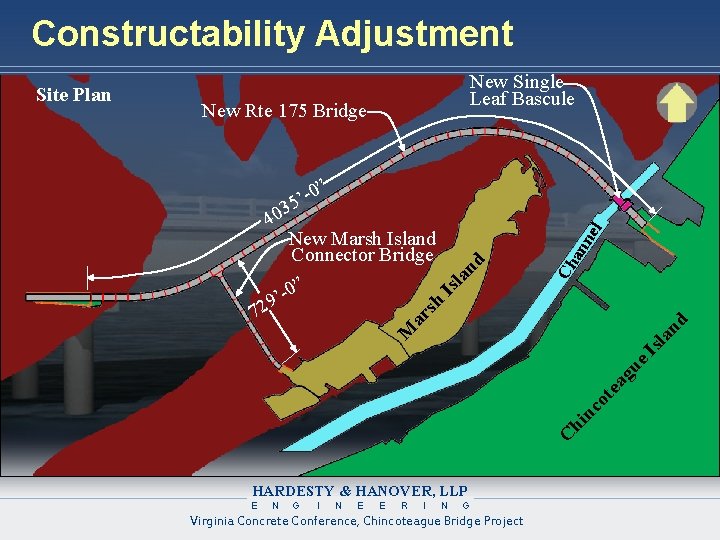 Constructability Adjustment New Rte 175 Bridge ” 0 5’- an ne sh 72 Ch