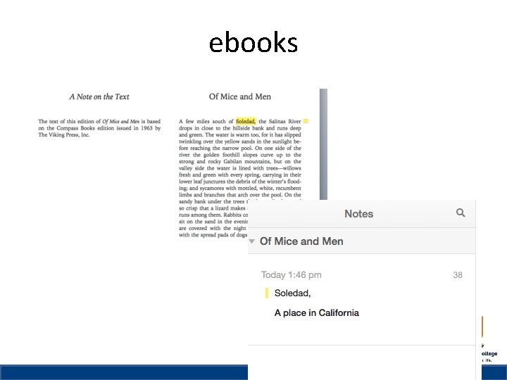 ebooks St Leonard’s College Subheading if needed 
