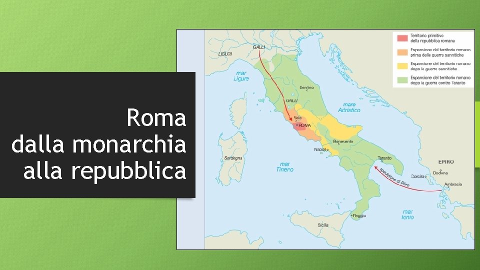 Roma dalla monarchia alla repubblica 