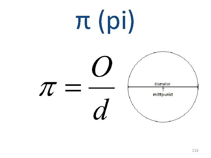 π (pi) 114 