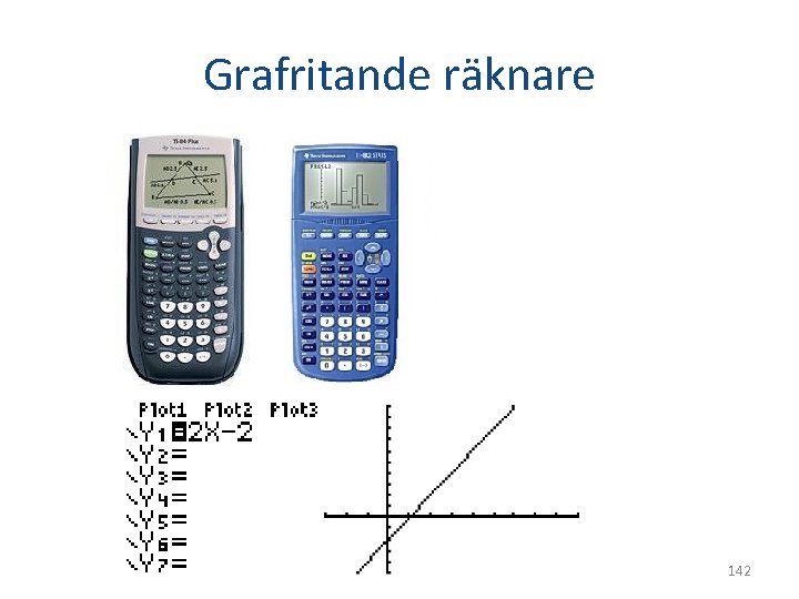 Grafritande räknare 142 