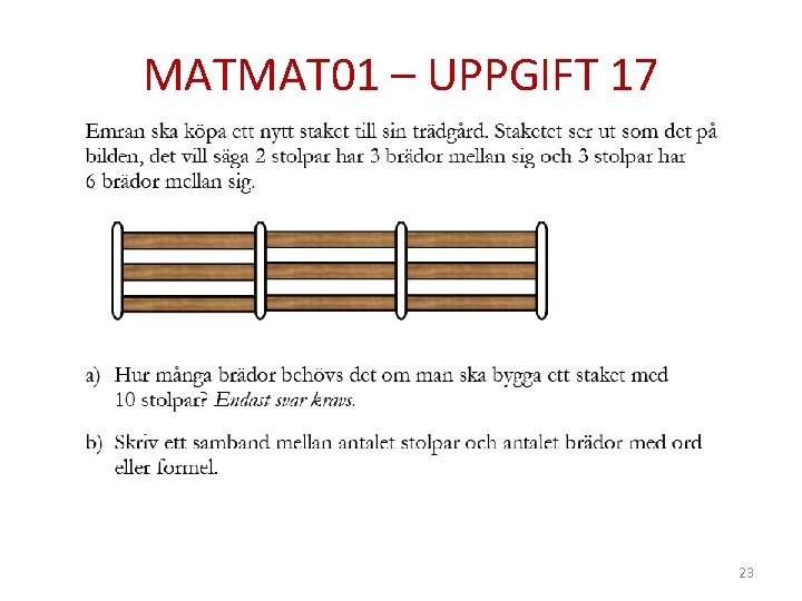 MATMAT 01 – UPPGIFT 17 23 