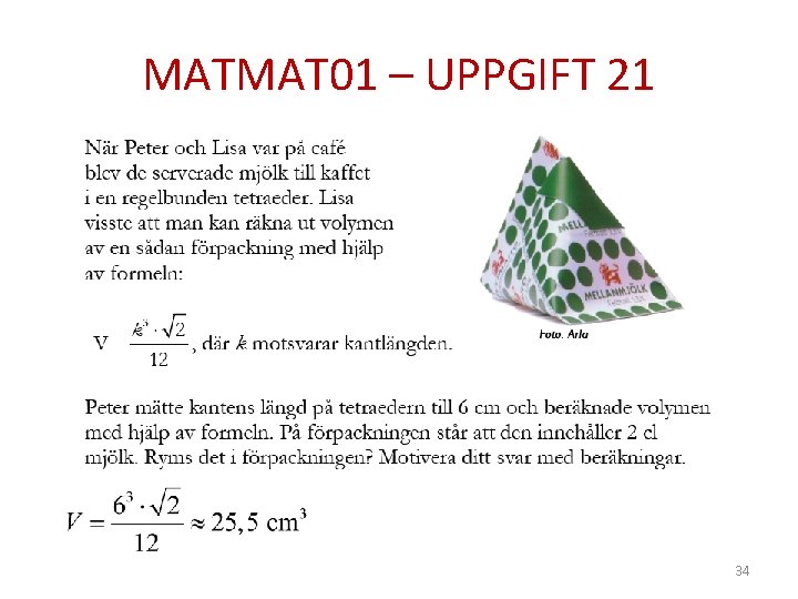 MATMAT 01 – UPPGIFT 21 34 