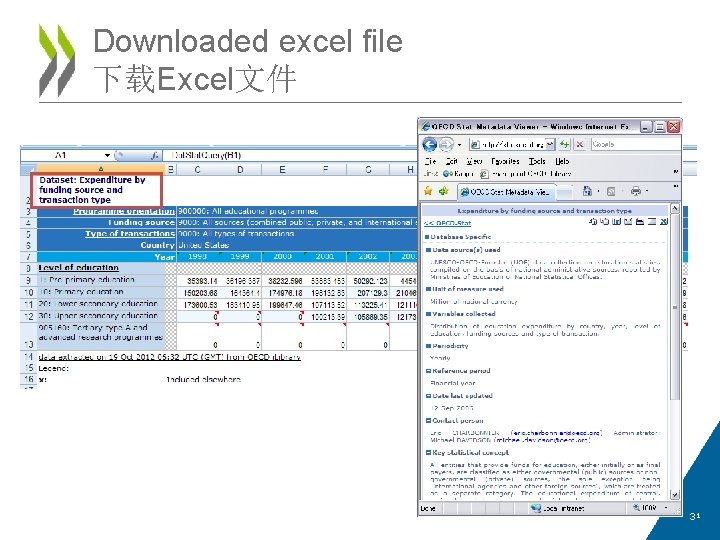 Downloaded excel file 下载Excel文件 31 