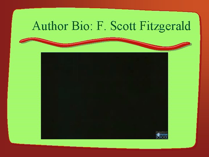 Author Bio: F. Scott Fitzgerald 