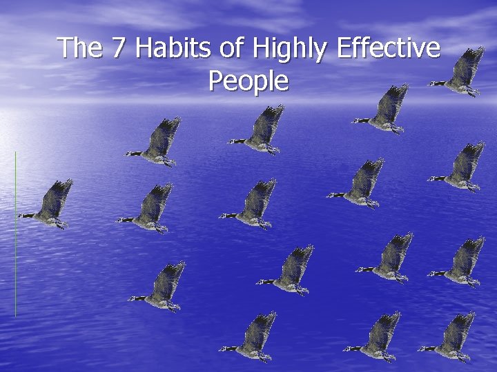 The 7 Habits of Highly Effective People 