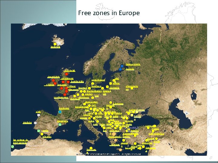 Free zones in Europe icelandic lappeenranta prestwick ringaskiddz madeira las palmas de gran canaria