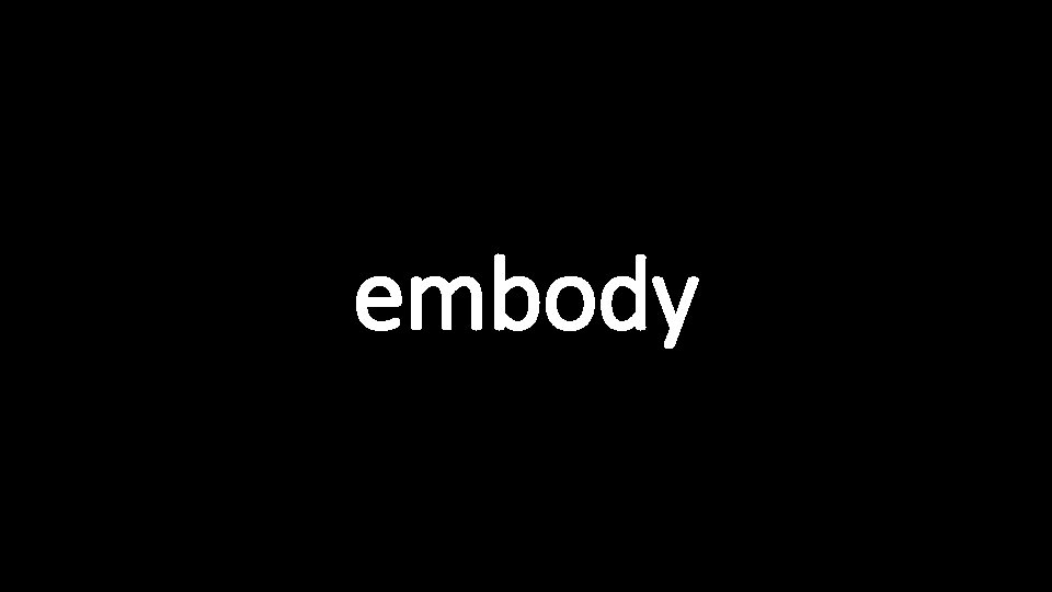 embody 