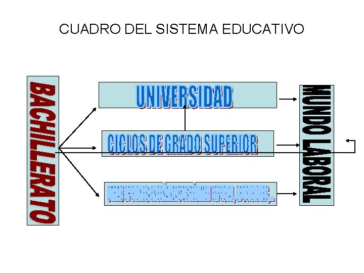 CUADRO DEL SISTEMA EDUCATIVO 