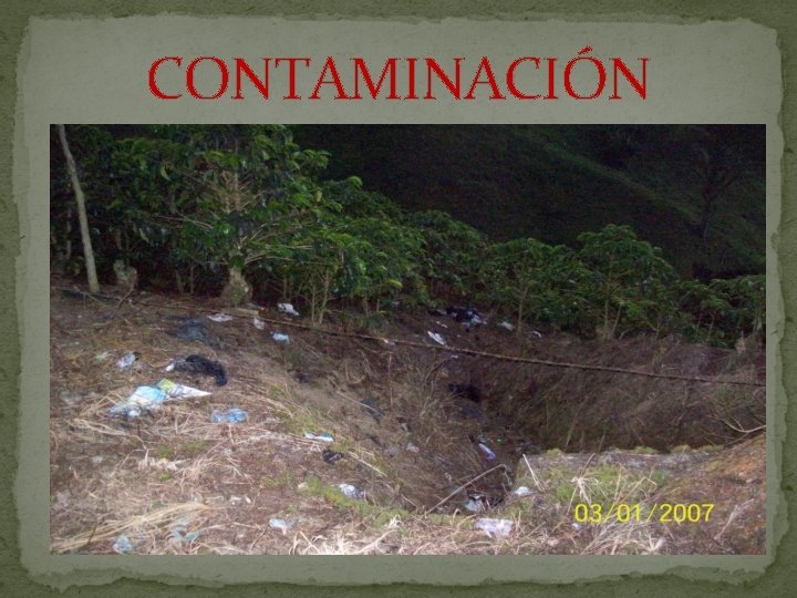 CONTAMINACIÓN 