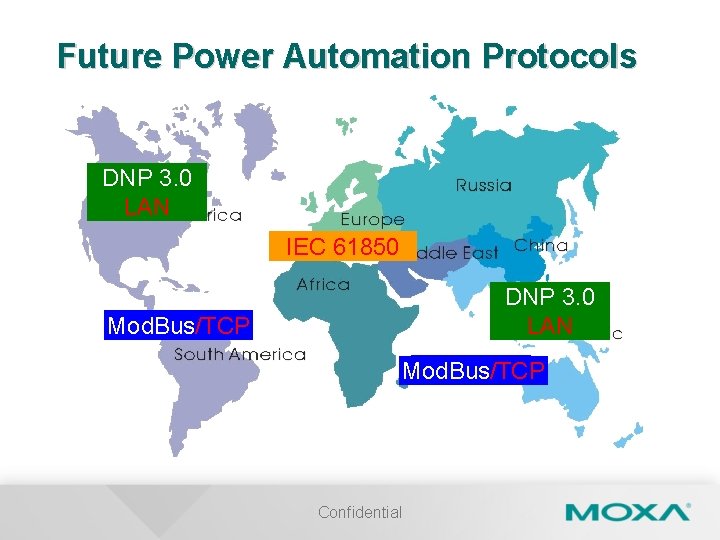 Future Power Automation Protocols DNP 3. 0 LAN IEC 60870 -5 61850 DNP 3.