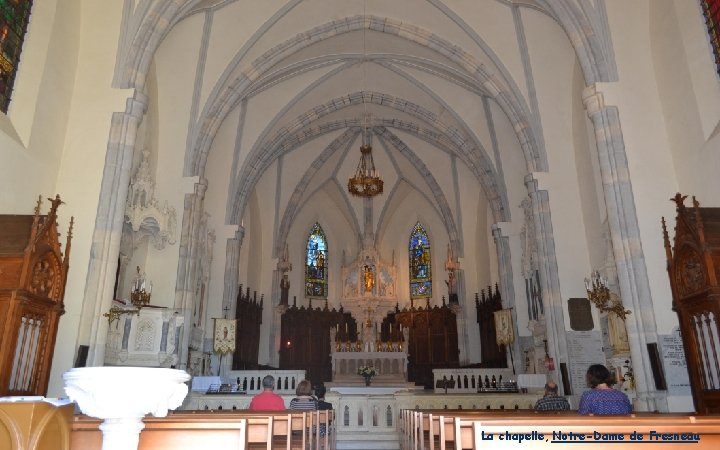 La chapelle, Notre-Dame de Fresneau. 