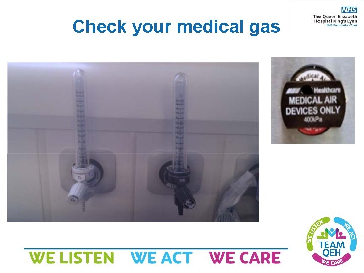 Check your medical gas 