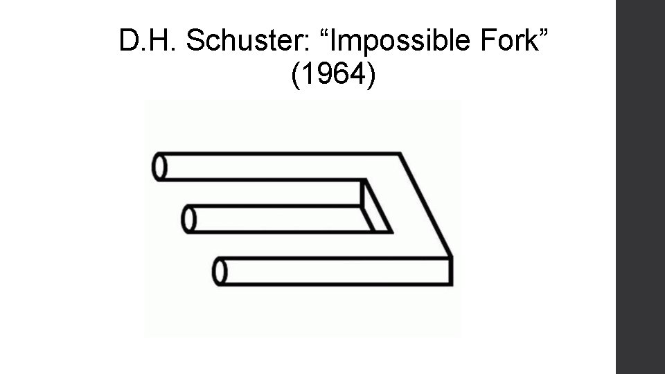 D. H. Schuster: “Impossible Fork” (1964) 