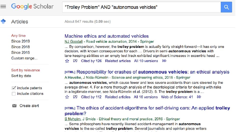 The Trolley Problem, Ethics, and AI PAGE 5 