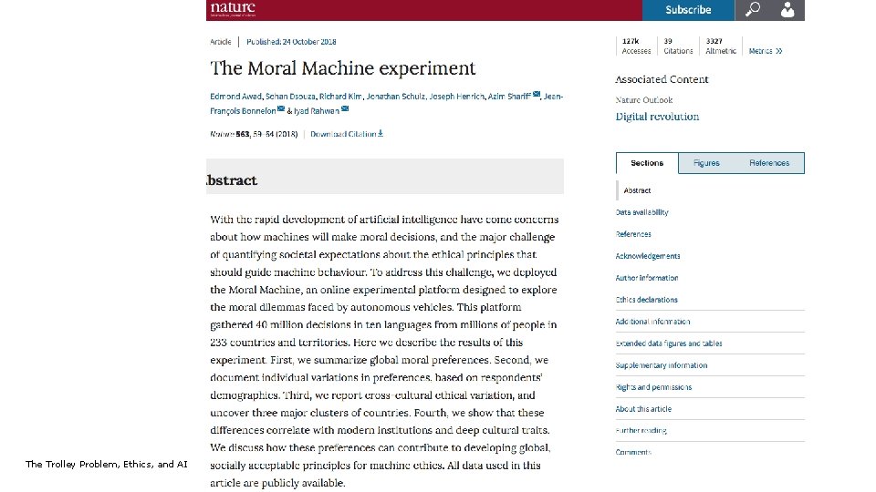 The Trolley Problem, Ethics, and AI PAGE 7 