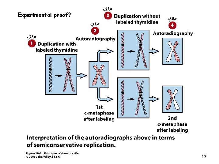 Experimental proof? 12 
