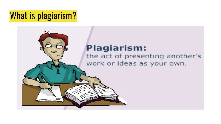 What is plagiarism? 