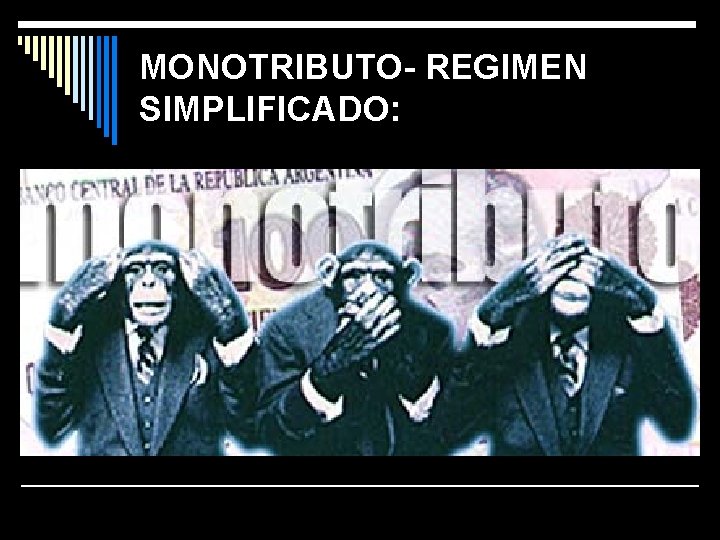 MONOTRIBUTO- REGIMEN SIMPLIFICADO: 