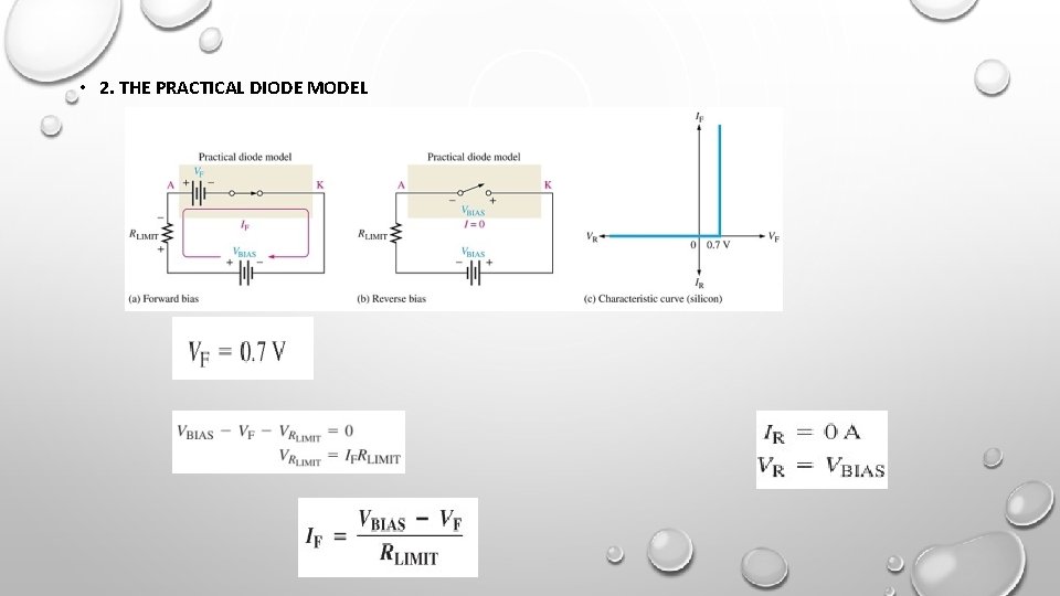  • 2. THE PRACTICAL DIODE MODEL 