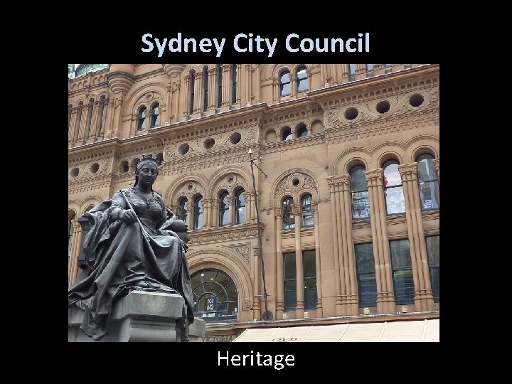 Sydney City Council Heritage 