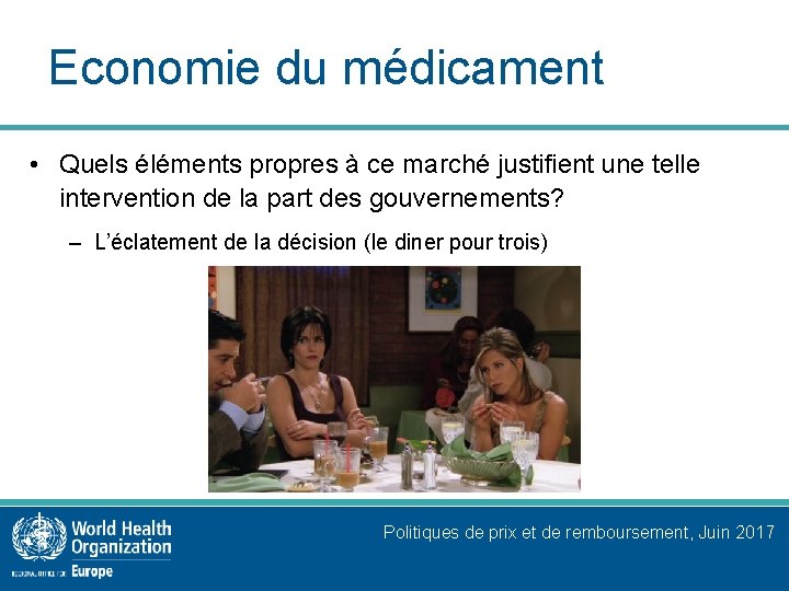 Economie du médicament • Quels éléments propres à ce marché justifient une telle intervention